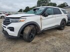2020 Ford Explorer Xlt White vin: 1FMSK8DH7LGB09452