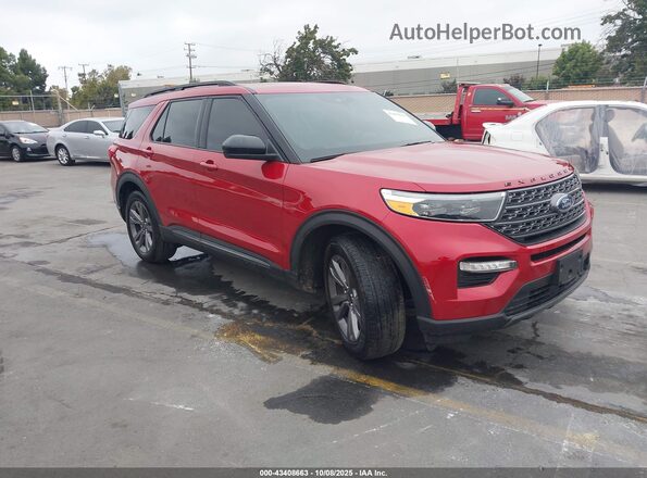 1FMSK8DHXRGA09547 2024 FORD FORD EXPLORER Red Przód prawy