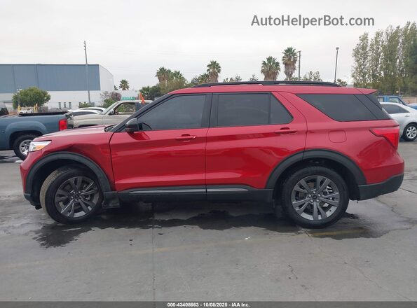 1FMSK8DHXRGA09547 2024 FORD FORD EXPLORER Red Widok wnętrza 360 stopni