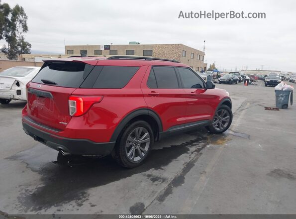 1FMSK8DHXRGA09547 2024 FORD FORD EXPLORER Red Tył prawy