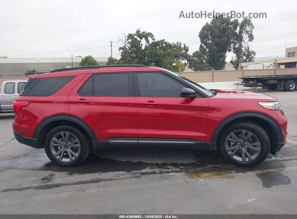 1FMSK8DHXRGA09547 2024 FORD FORD EXPLORER Red Widok wnętrza z tyłu