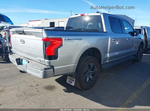 1FT6W3LU7SWG16450 2025 FORD F-150 LIGHTNING Серебряный Задняя правая четверть