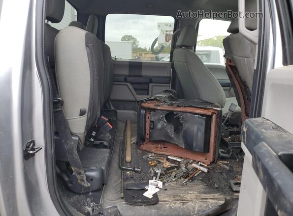 1FT7W2B60MEE12115 2021 FORD F250 Silver Вид задньої частини салону