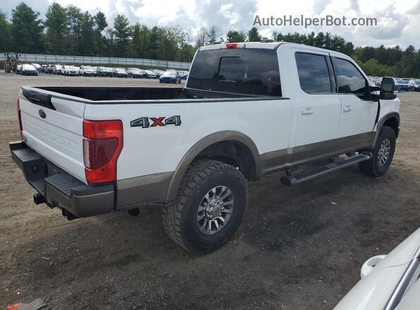 1FT7W2B67MEC68370 2021 FORD F250 Белый Задняя правая четверть