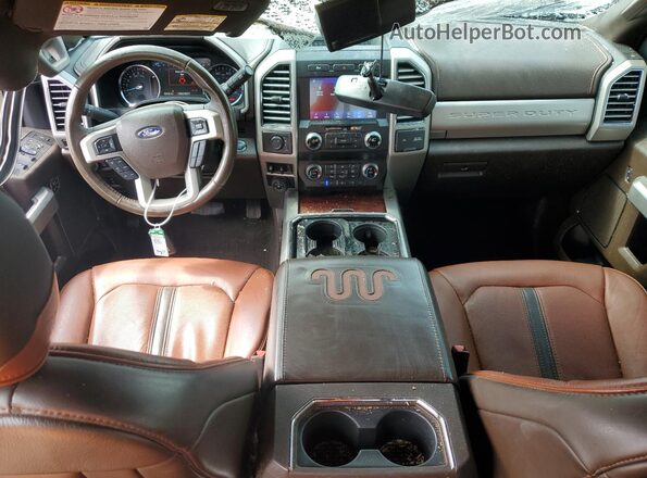 1FT7W2B67MEC68370 2021 FORD F250 Белый Вид панели приборов