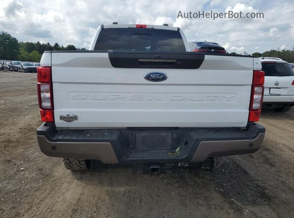 1FT7W2B67MEC68370 2021 FORD F250 Белый Вид сзади