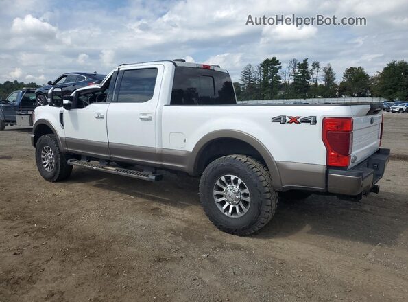 1FT7W2B67MEC68370 2021 FORD F250 Белый Задняя левая четверть