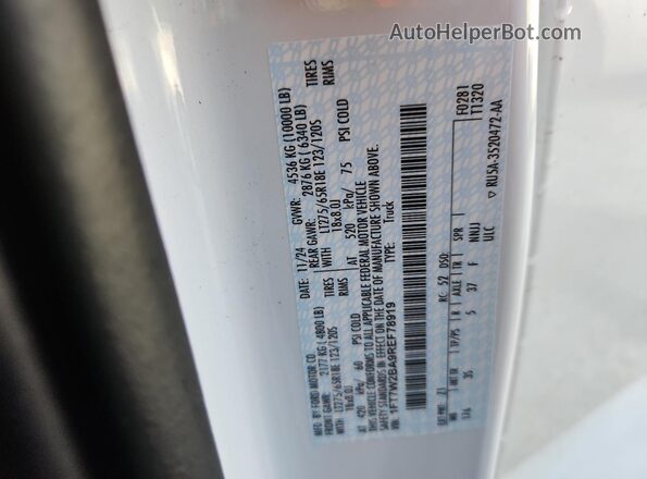 1FT7W2BA9REF78919 2024 FORD F250 White Engine compartment view