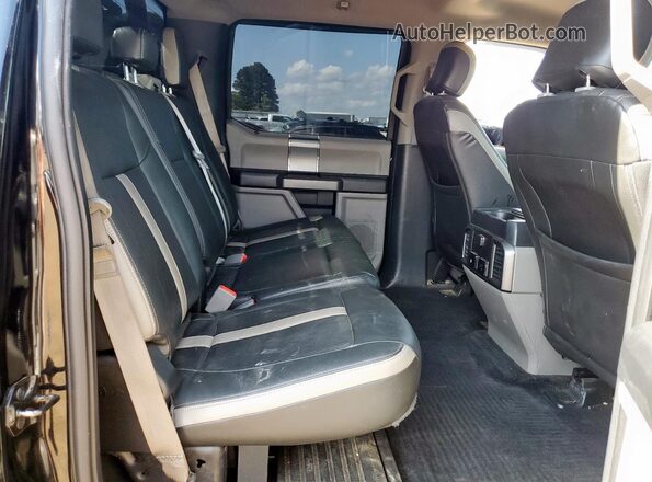 1FT7W2BT2JEB18667 2018 FORD F250 Black Rear seats view
