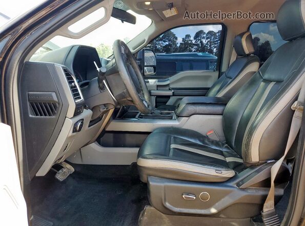 1FT7W2BT2JEB18667 2018 FORD F250 Black Front interior view