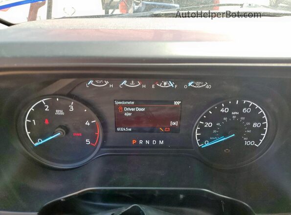 1FT7W2BT4REC08026 2024 FORD F250 Red Instrument cluster view