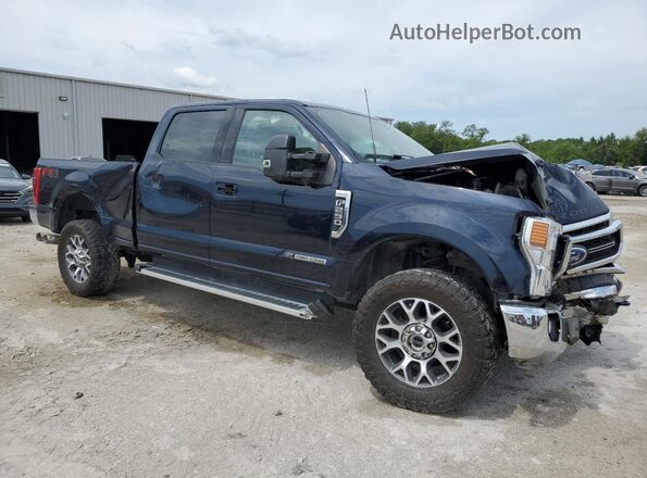 1FT7W2BT9NEF98289 2022 FORD F250 Синий Передняя правая четверть