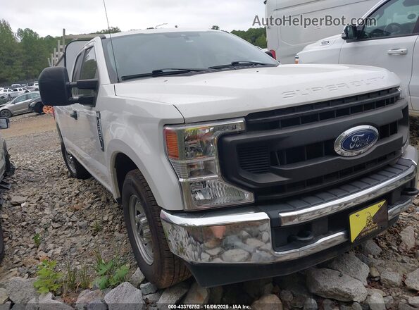 1FT7X2A68MEC02506 2021 FORD F-250 White Передня права чверть