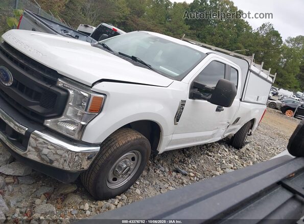 1FT7X2A68MEC02506 2021 FORD F-250 White Панорамний вид салону 360°