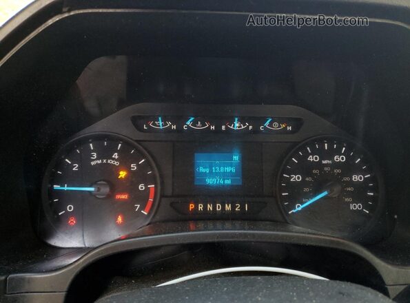 1FTBF2B68MEC83812 2021 FORD F250 Черный Вид щитка приборов