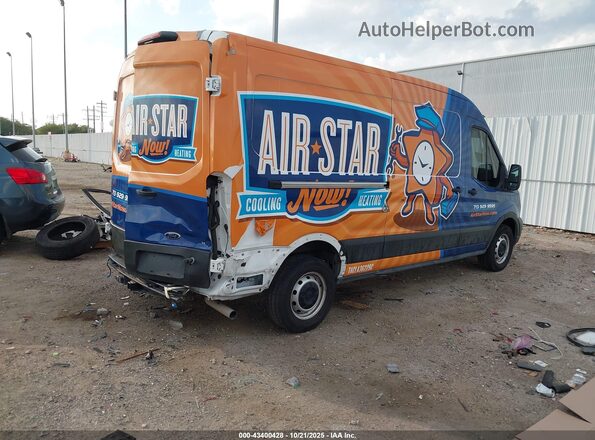 1FTBR1C80RKA42188 2024 FORD TRANSIT-250 Синий Задняя правая четверть