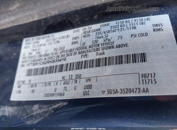 1FTBR1C82RKB35410 2024 FORD TRANSIT-250 Черный Вид подкапотного пространства