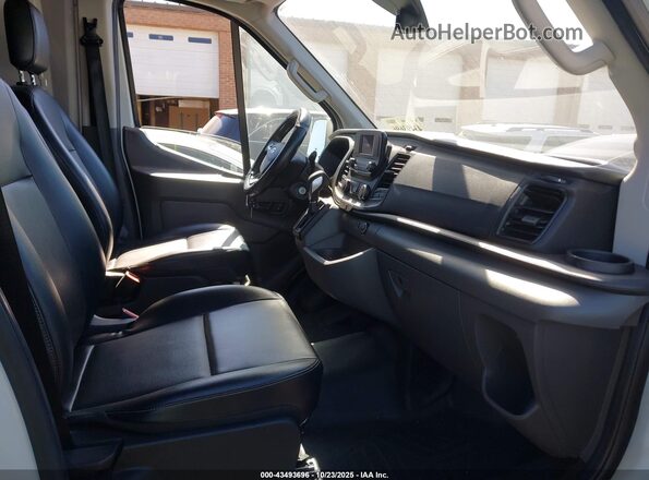 1FTBW3X83MKA14151 2021 FORD TRANSIT-350 White Widok wnętrza z przodu