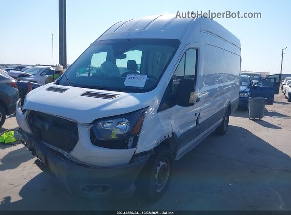 1FTBW3X88MKA61112 2021 FORD TRANSIT-350 White Передня ліва чверть