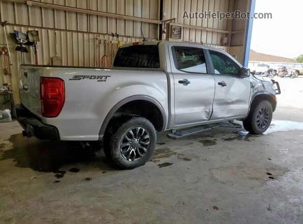 1FTER4FH5KLB21382 2019 FORD RANG Серебряный Задняя правая четверть