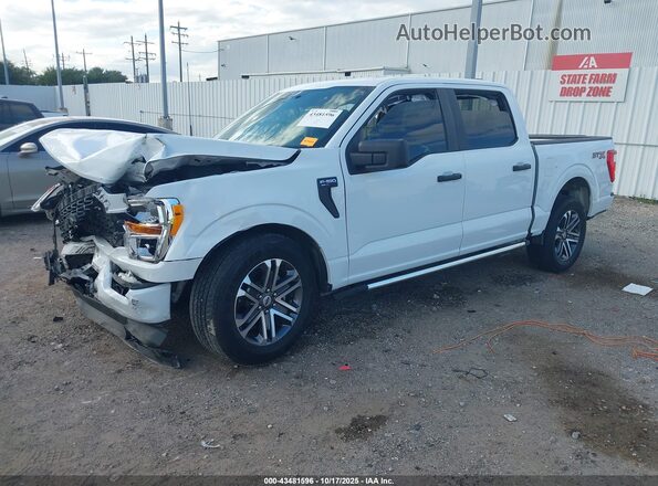 1FTEW1CP6NFA67239 2022 FORD F150 Белый Передняя левая четверть