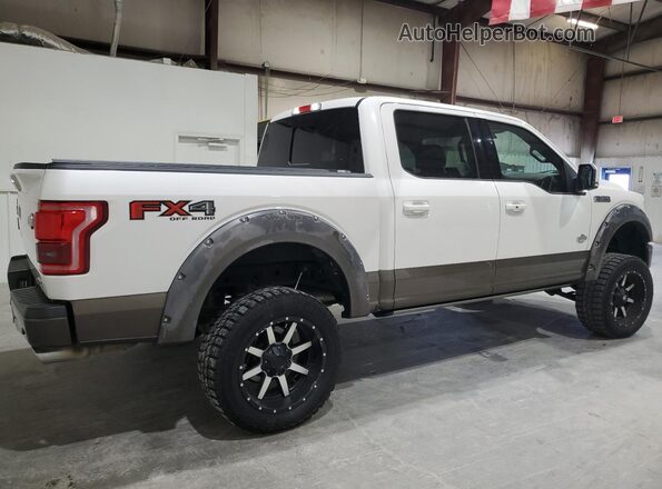 1FTEW1EF0GFA45809 2016 FORD F150 Белый Задняя правая четверть