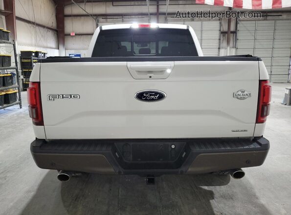 1FTEW1EF0GFA45809 2016 FORD F150 Белый Вид сзади
