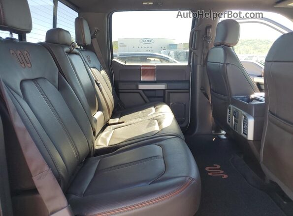 1FTEW1EF0GFA45809 2016 FORD F150 Белый Вид задних сидений