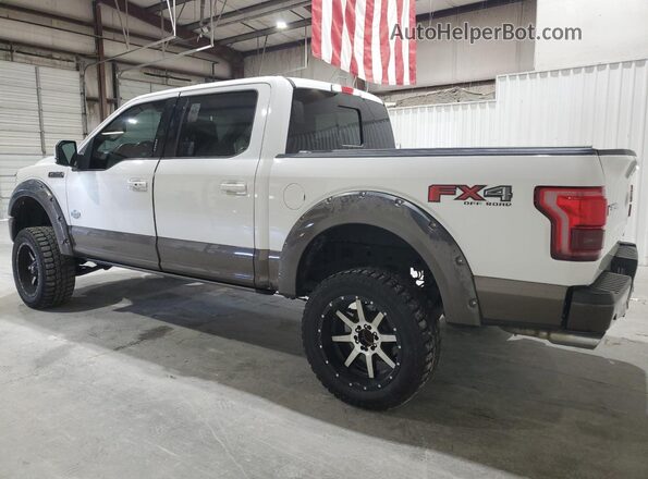 1FTEW1EF0GFA45809 2016 FORD F150 Белый Задняя левая четверть