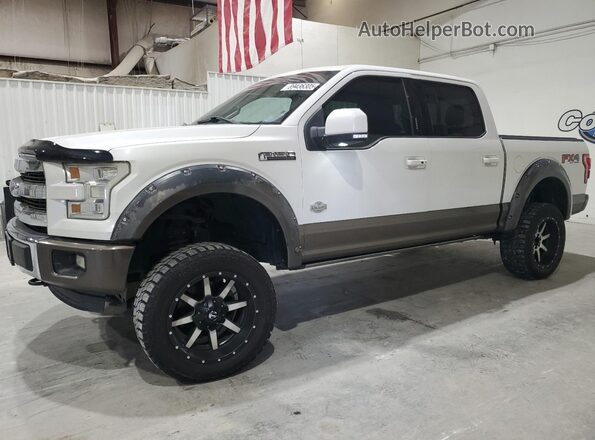 1FTEW1EF0GFA45809 2016 FORD F150 Белый Передняя левая четверть
