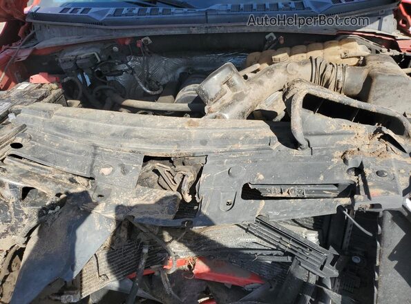 1FTEW1EF1GKF00416 2016 FORD F150 Красный Вид задней части салона