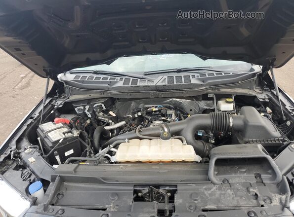 1FTEW1EP4NFC28104 2022 FORD F150 Черный Вид задней части салона