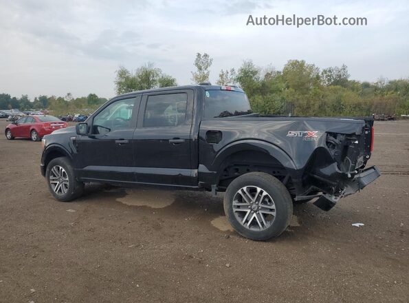 1FTEW1EP4NFC28104 2022 FORD F150 Черный Задняя левая четверть