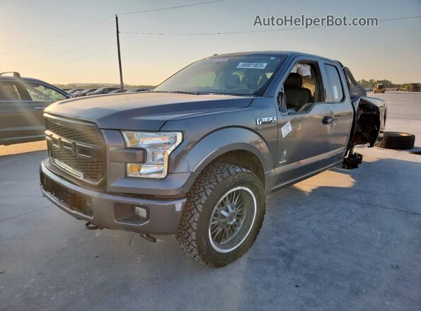 1FTEX1EP6GKF57331 2016 FORD F150 Gray Tył lewy