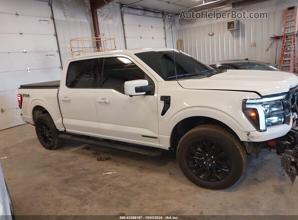 1FTFW5LD1SFA08192 2025 FORD F150 White Vista interior trasera