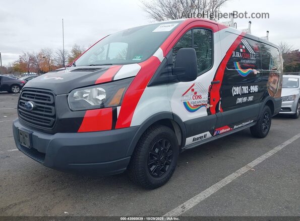 1FTYE1ZM3GKA37199 2016 FORD TRANSIT-150 Черный Передняя левая четверть