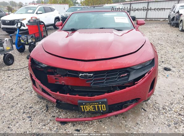 1G1FB3DX7L0113048 2020 CHEVROLET CAMARO Red Вид щитка приладів
