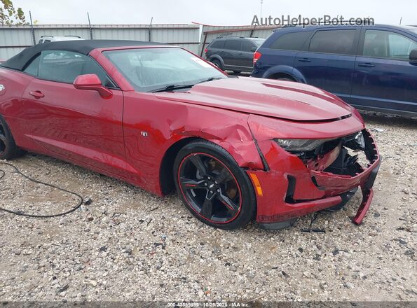 1G1FB3DX7L0113048 2020 CHEVROLET CAMARO Red Вид спереду