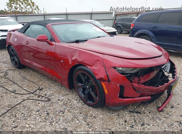 1G1FB3DX7L0113048 2020 CHEVROLET CAMARO Red Передня права чверть