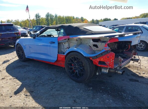 1G1FH3D77L0110892 2020 CHEVROLET CAMARO Blue Вид спереду