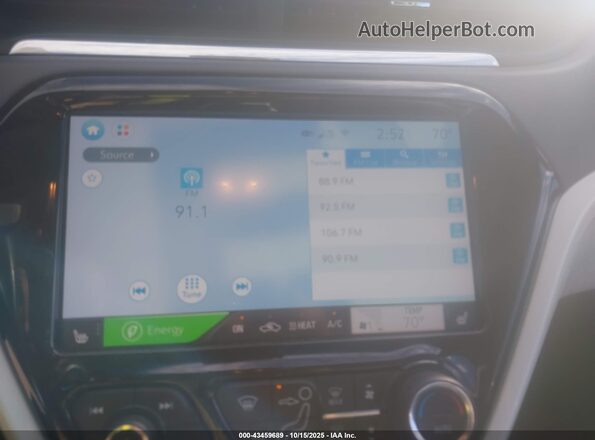 1G1FY6S02L4131505 2020 CHEVROLET BOLT Черный 