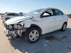 2016 Chevrolet Sonic Lt White vin: 1G1JC5SH3G4139773