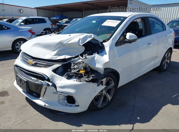 1G1JF5SB0K4127849 2019 CHEVROLET SONIC Белый Вид спереди