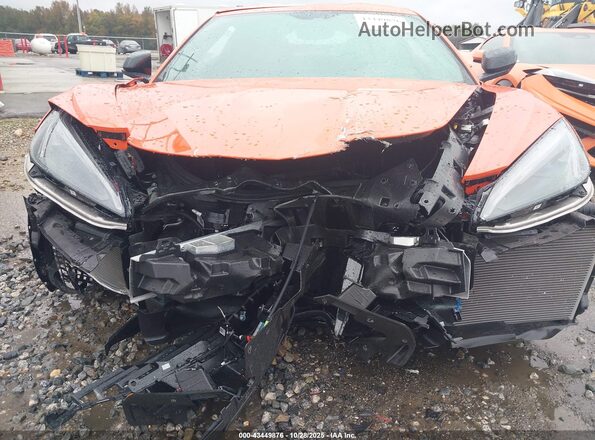 1G1Y72D46L5113071 2020 CHEVROLET CORVETTE Оранжевый Вид спереди