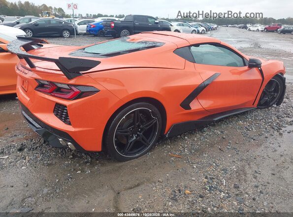 1G1Y72D46L5113071 2020 CHEVROLET CORVETTE Оранжевый Задняя правая четверть