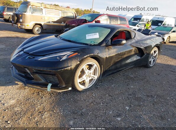 1G1YA2D44N5115602 2022 CHEVROLET CORVETTE Черный Передняя левая четверть