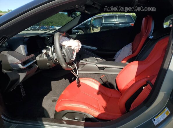 1G1YA2D45P5110914 2023 CHEVROLET CORVETTE Серый Вид салона спереди