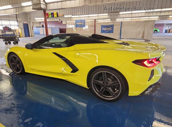 1G1YA3D48R5116585 2024 CHEVROLET CORVETTE Yellow Rear left