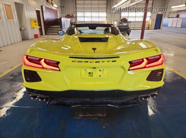 1G1YA3D48R5116585 2024 CHEVROLET CORVETTE Yellow Rear view