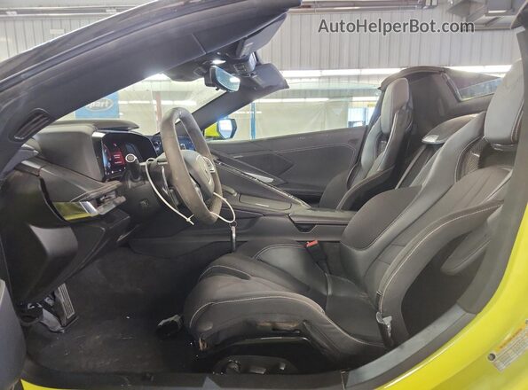 1G1YA3D48R5116585 2024 CHEVROLET CORVETTE Yellow Front interior view